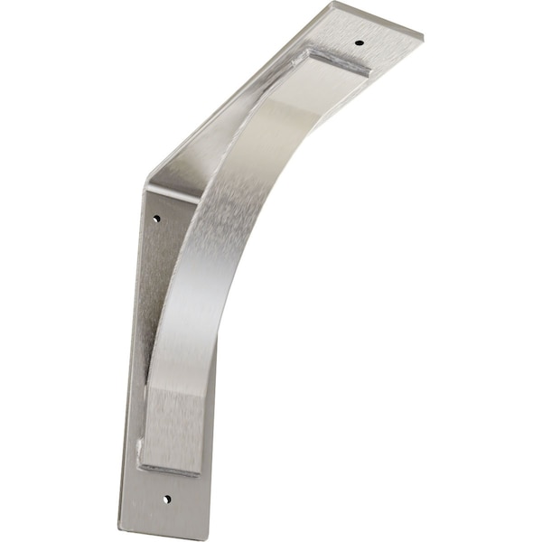 Ekena Millwork Morris Steel Bracket, Stainless Steel 3"W x 12"D x 12"H BKTM03X12X12MOSS - main